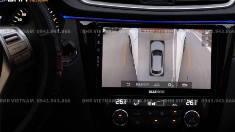 Màn hình DVD Android liền camera 360 xe Nissan Xtrail 2017 - nay | Elliview S4 Premium